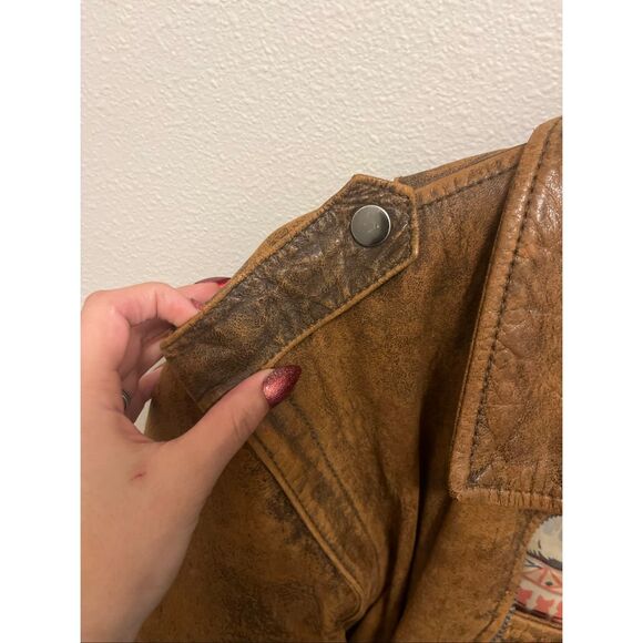 Vintage Etienne Premier size 42 Geniune Learher bomber jacket - Picture 3 of 11